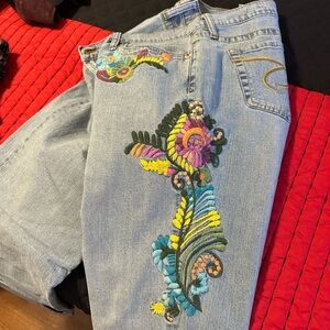 Z. Cavaricci Women's Light Blue Denim Jeans